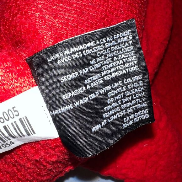 Fahrenheit Active Womens Fleece Sweatshirt Hoodie Red Stretch Lightweight Large - Picture 7 of 7